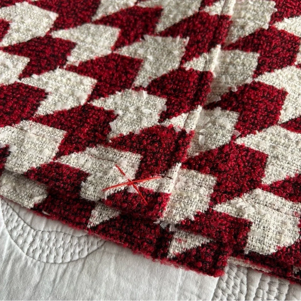 Diane Von Furstenberg (DVF) - Short Manon Tweed Jacket - Arrow Red